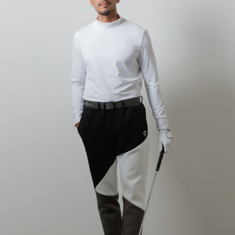 BANDEL GOLF バンデルゴルフ モックネック ロング BASIC L/S MOCK T SHIRTS BGI-BLSM WHITE ホワイト