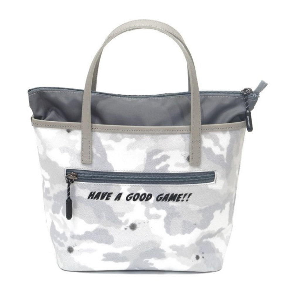 GENTIL BANDIT ジャンティバンティ FAIRWAY MOB ラウンドトートバッグ GBFM02 WHITE CAMO【BLACK LOGO】