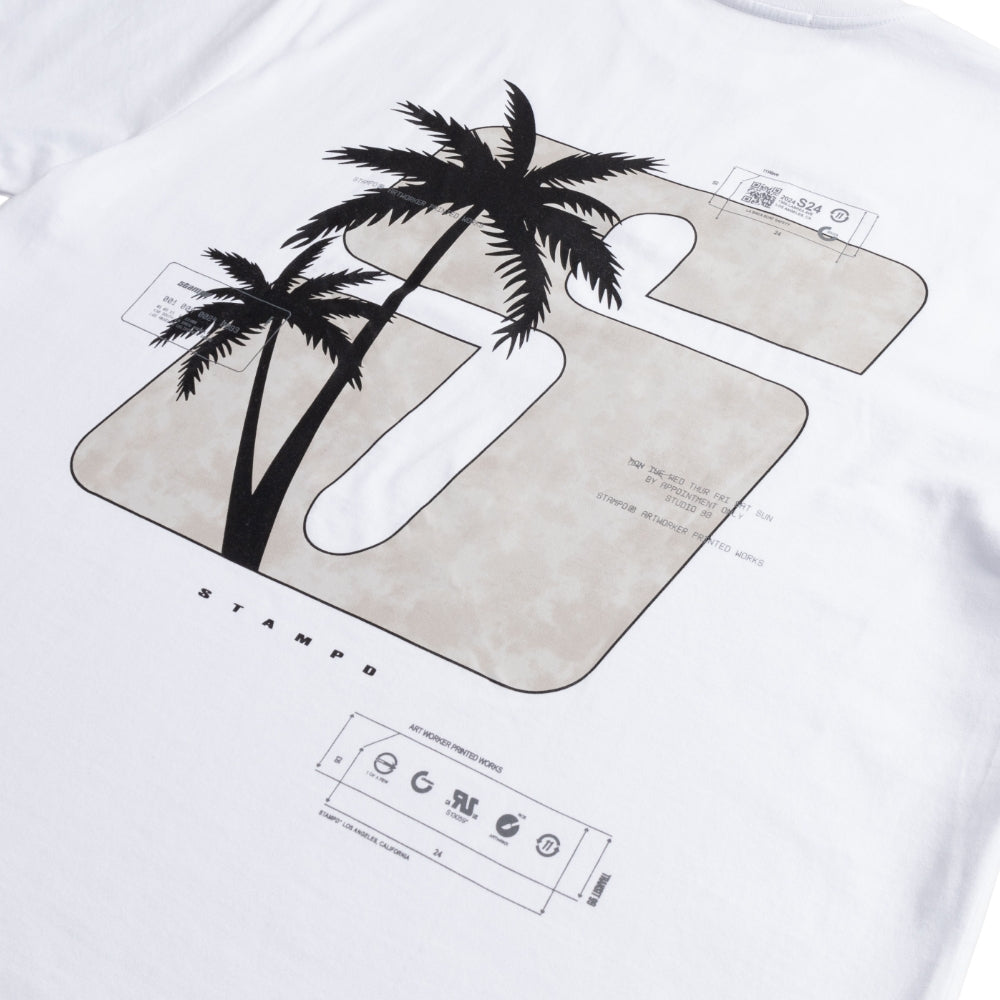 S24 Transit Relaxed Tee SLA-M3331TE Tシャツ / WHITE