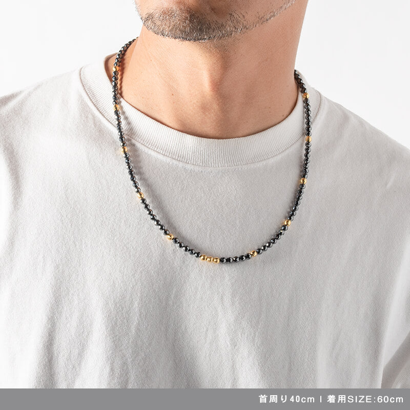BANDEL バンデル Galaxy ギャラクシー Model-A Black×Gold 磁気ネックレス HLCG Black×Gold