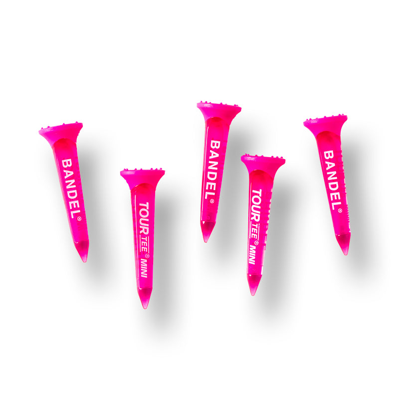 TOURTEE SHORT 5 pieces set BG-TTS01-5 ツアーティー ショート 5本 特殊ラバー加工 / Neon Pink [全３色]