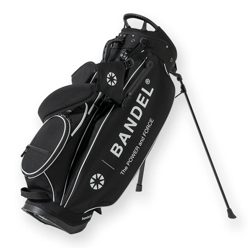 BANDEL × elitegrips D-Type 9.5inch キャディバッグ BGE-6SCB  スタンド仕様 軽量 / BLACK