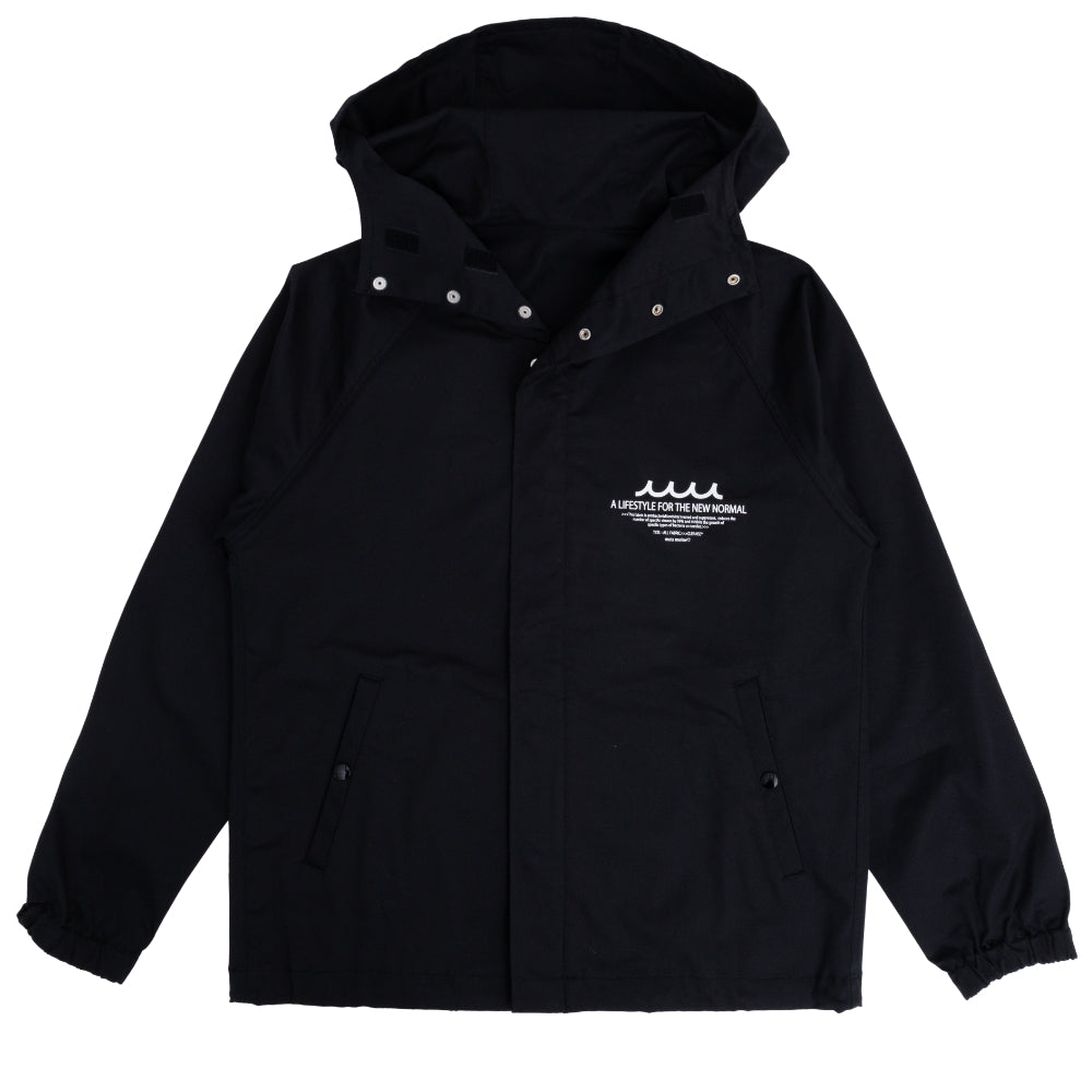 muta MARINE ムータマリン ブルゾンコート CLEANSE HOODED BLOUSON COAT MMJC-443060 BLACK