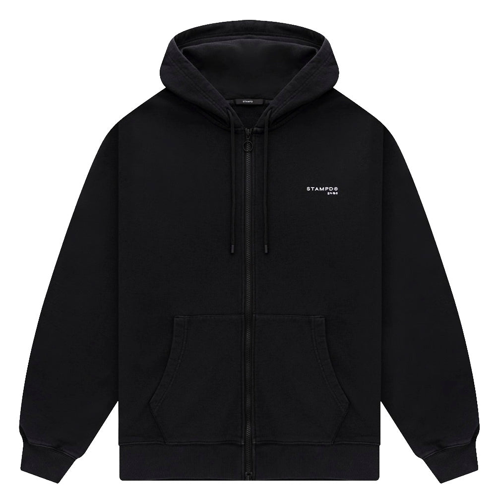 Studio Zip Up Hoodie SLA-M2728HD ジップアップ フーディー / BLACK