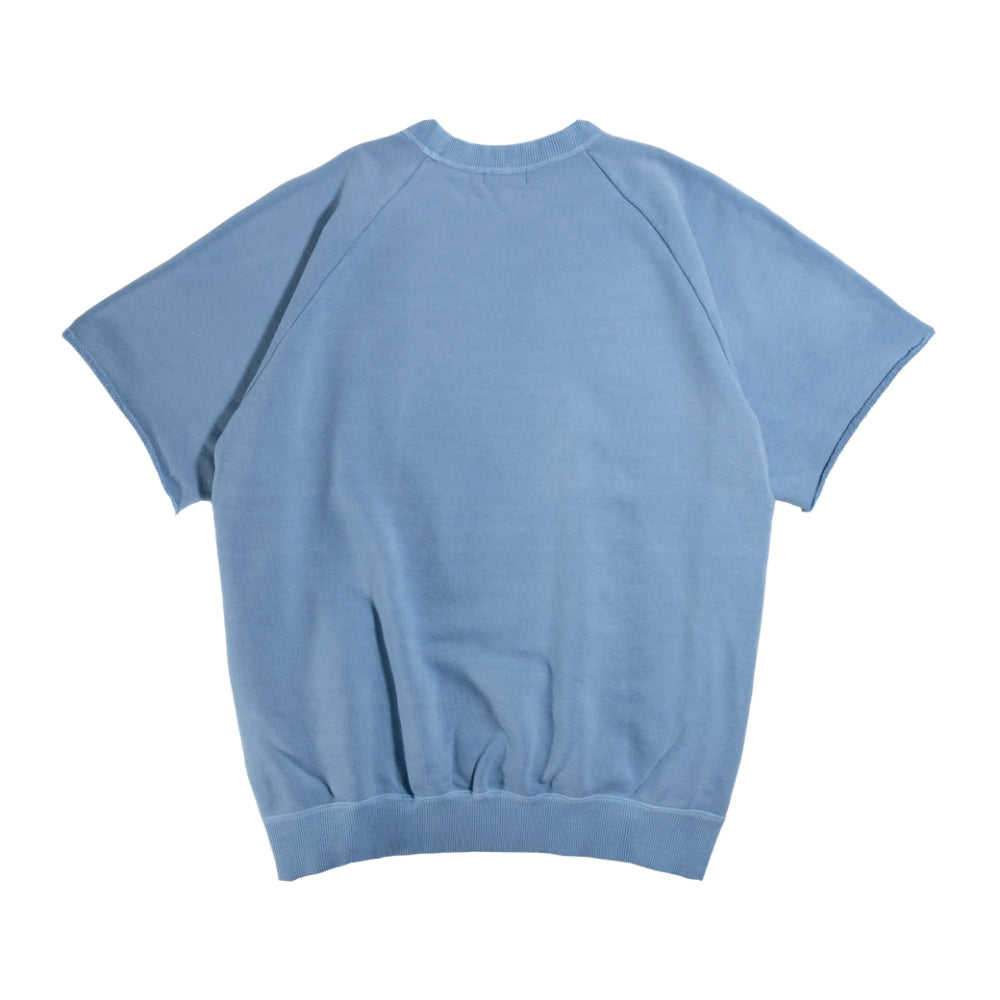 GARMENT DYED COTTON FLEECE T-SHIRT MSEA23S8293-M Tシャツ / BLUE