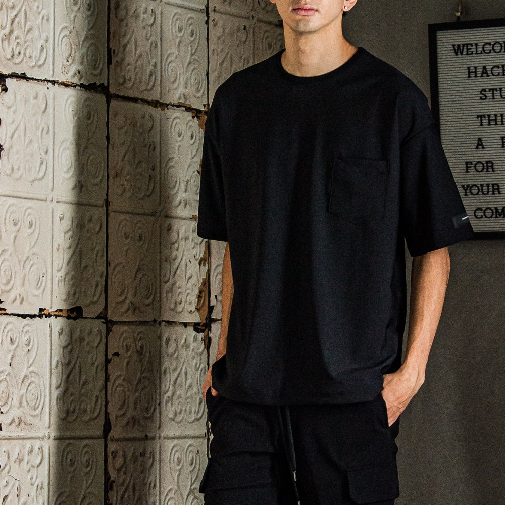 RESOUND CLOTHING リサウンド クロージング Ｔシャツ tricot pocket TEE RC31-T-004 BLACK