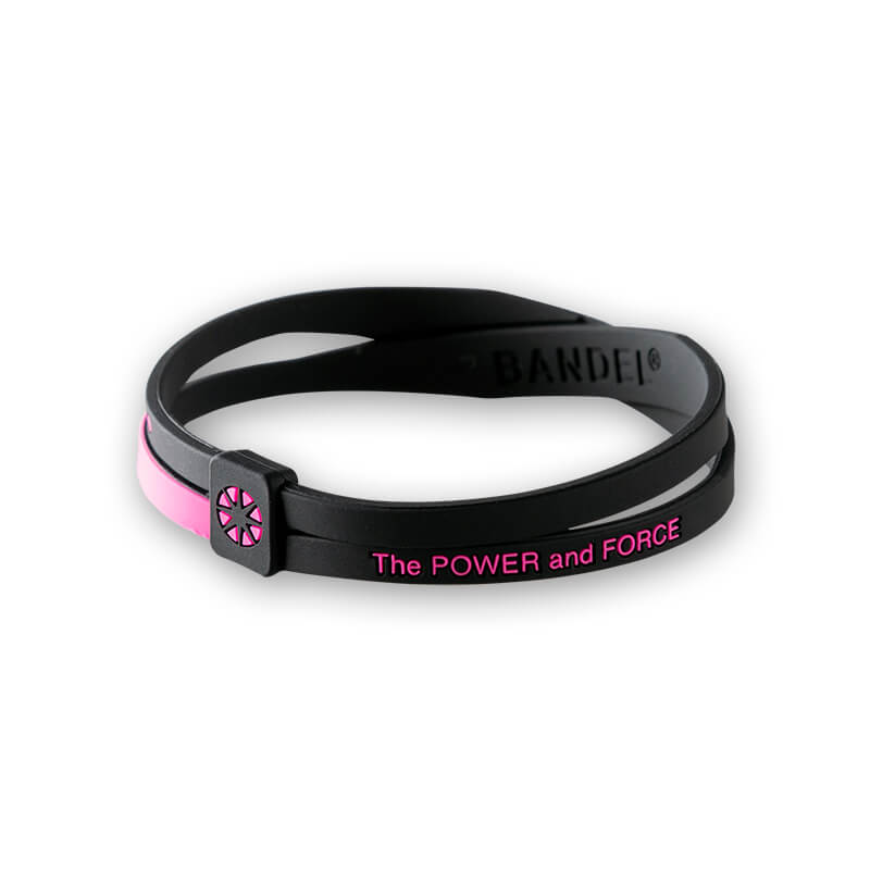 BANDEL バンデル Double ダブル Bracelet Black×Pink DBLB Black×Pink