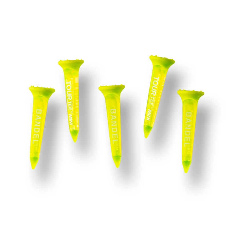 TOURTEE SHORT 5 pieces set BG-TTS01-5 ツアーティー ショート 5本 特殊ラバー加工 / Neon Yellow [全３色]