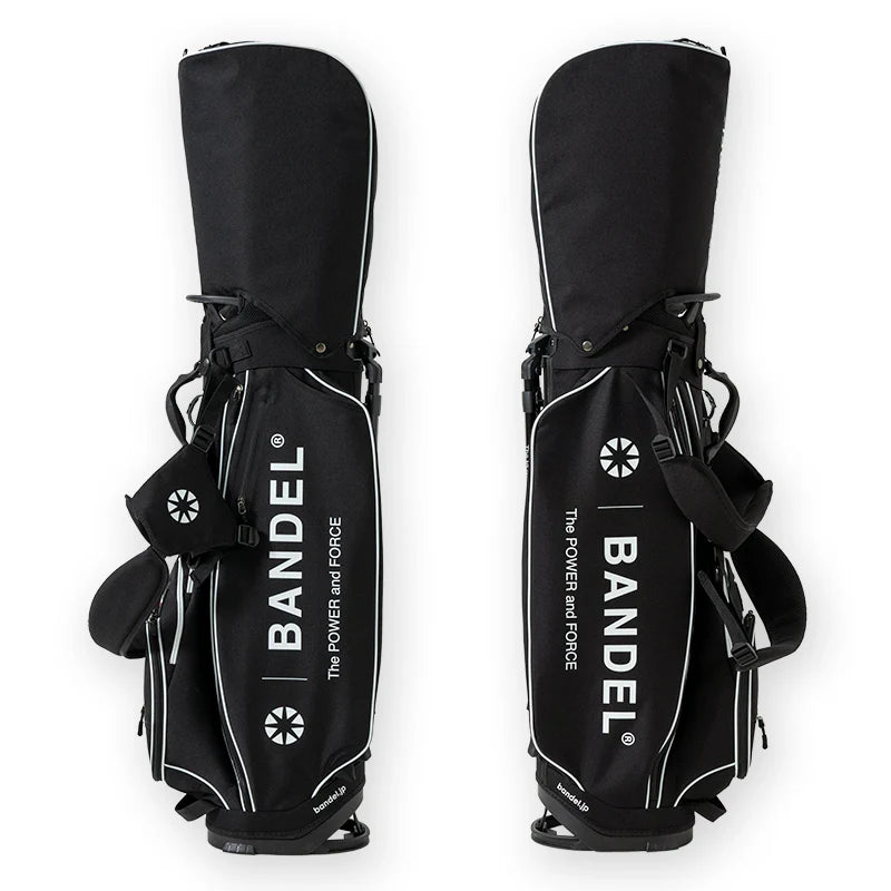 BANDEL × elitegrips D-Type 9.5inch キャディバッグ BGE-6SCB  スタンド仕様 軽量 / BLACK