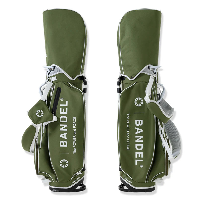 BANDEL × elitegrips D-Type 9.5inch キャディバッグ BGE-6SCB  スタンド仕様 軽量 / KHAKI