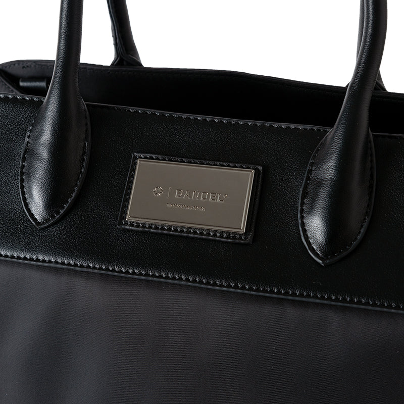 LEATHER HANDLE BOSTON BAG BGJ-5SLHBB ボストンバッグ レザー 本革 / BLACK