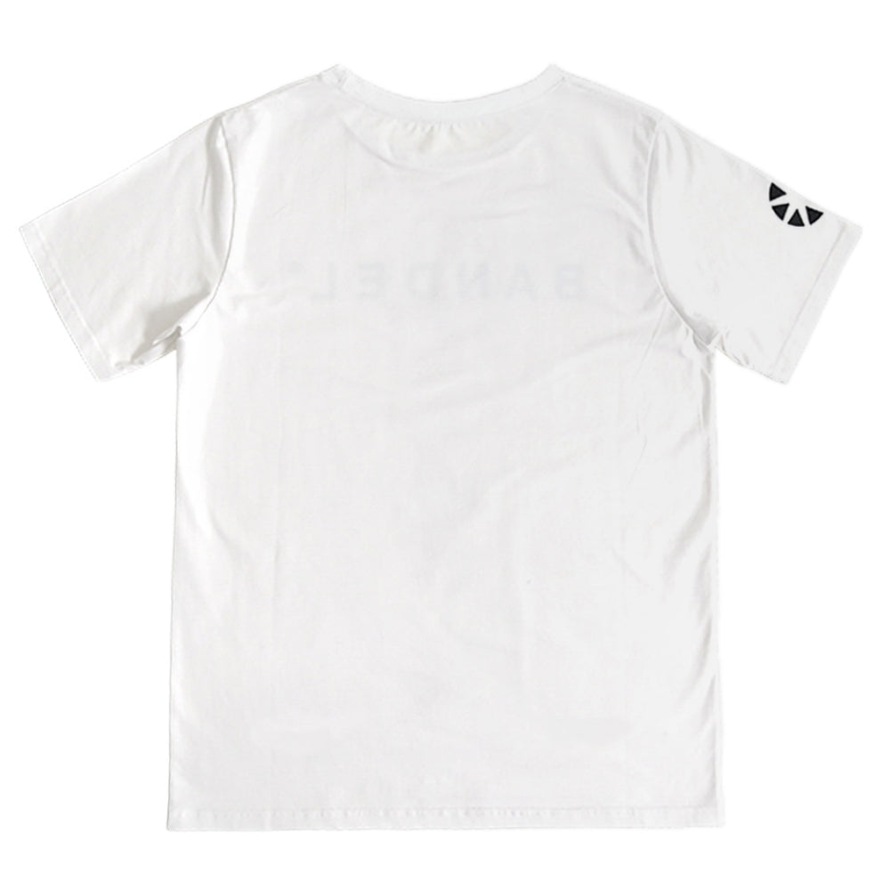 BANDEL バンデル フロントロゴ S/S T-shirt（Tシャツ） SILHOUETTE STANDERD FIT T008 WHITE ホワイト