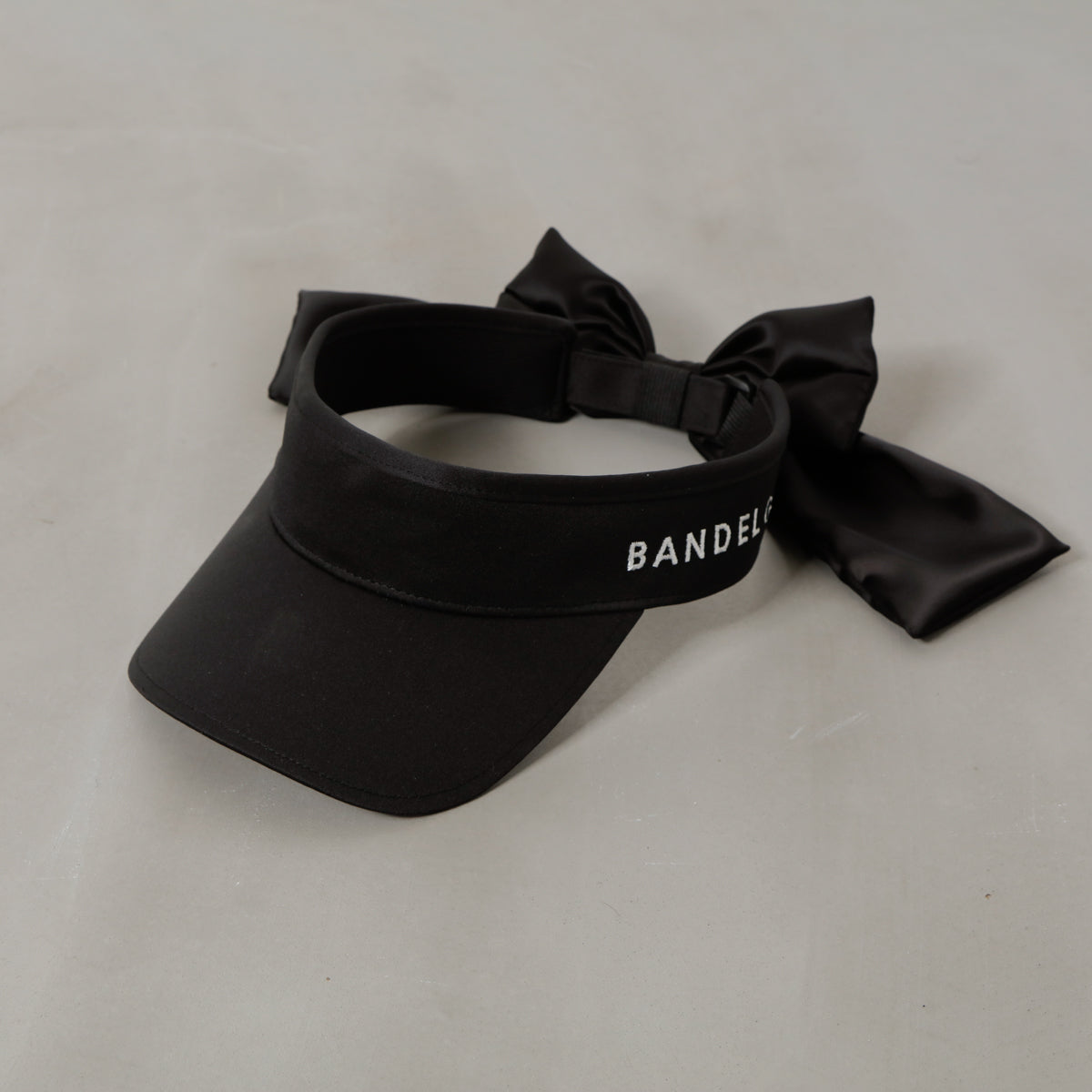 BANDEL GOLF バンデルゴルフ サンバイザー SUN VISOR WITH RIBBON BGI-3SRSV BLACK ブラック