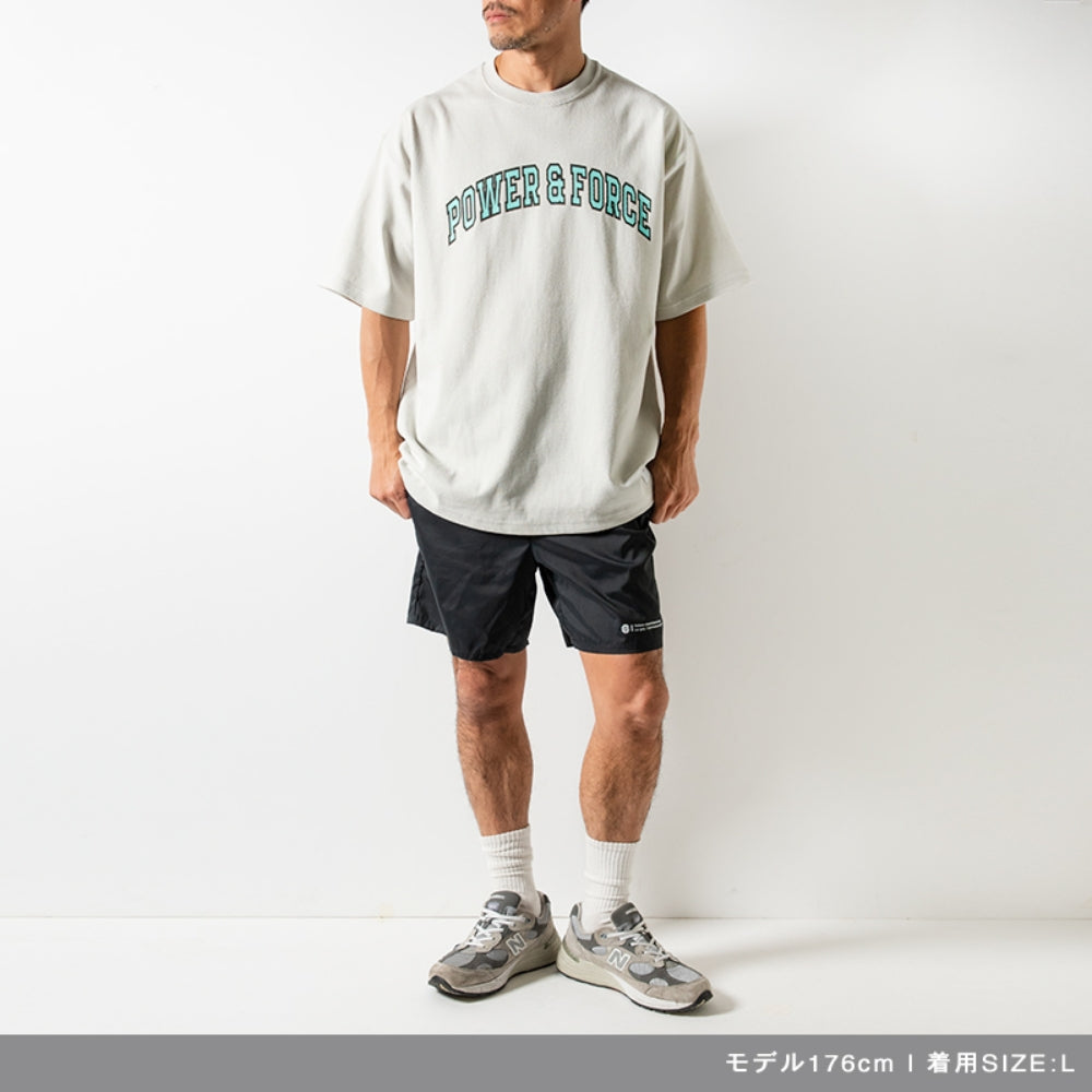 BANDEL バンデル Tシャツ POWER＆FORCE ARCH LOGO TEE T034 GREY グレー