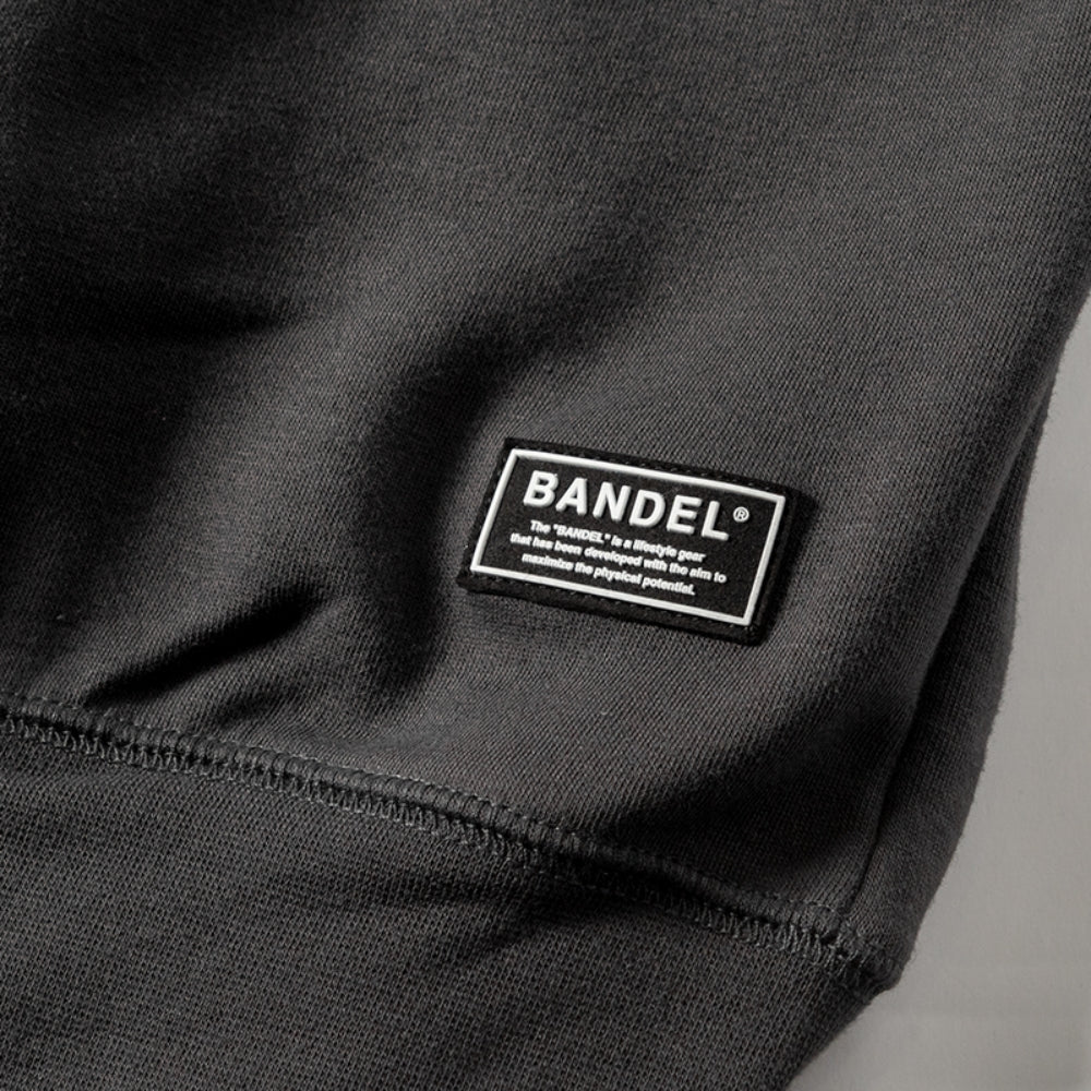 BANDEL バンデル ジップフーディー セットアップ VARIOUS LOGO ZIP HOODIE ZH006 CHARCOAL GREY チャコールグレー