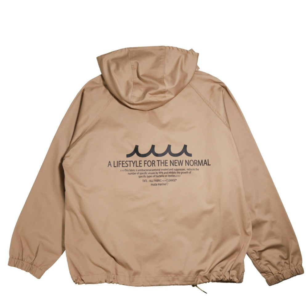 muta MARINE ムータマリン ブルゾンコート CLEANSE HOODED BLOUSON COAT MMJC-443060 BEIGE