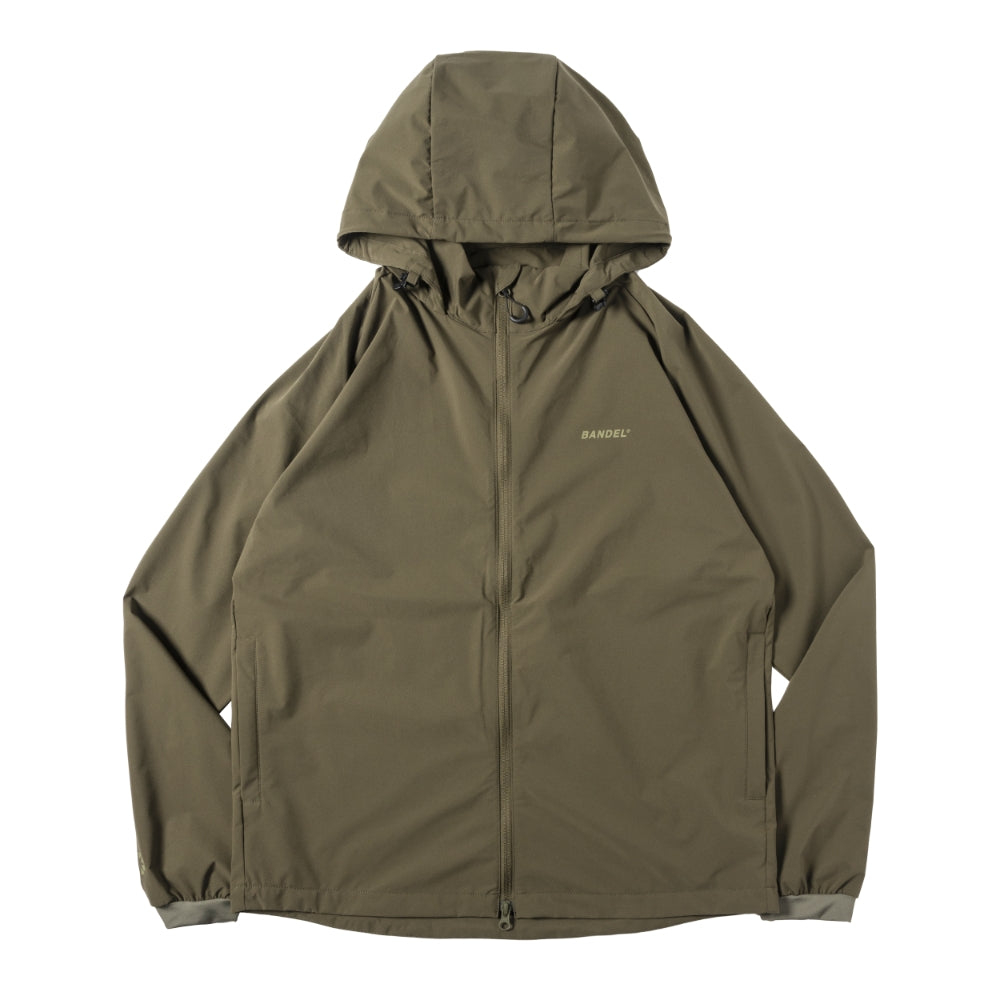 BANDEL バンデル フーディー WATER REPELLENT STRETCH HOODED BLOUSON BNS-3SPHD KAHKI カーキ