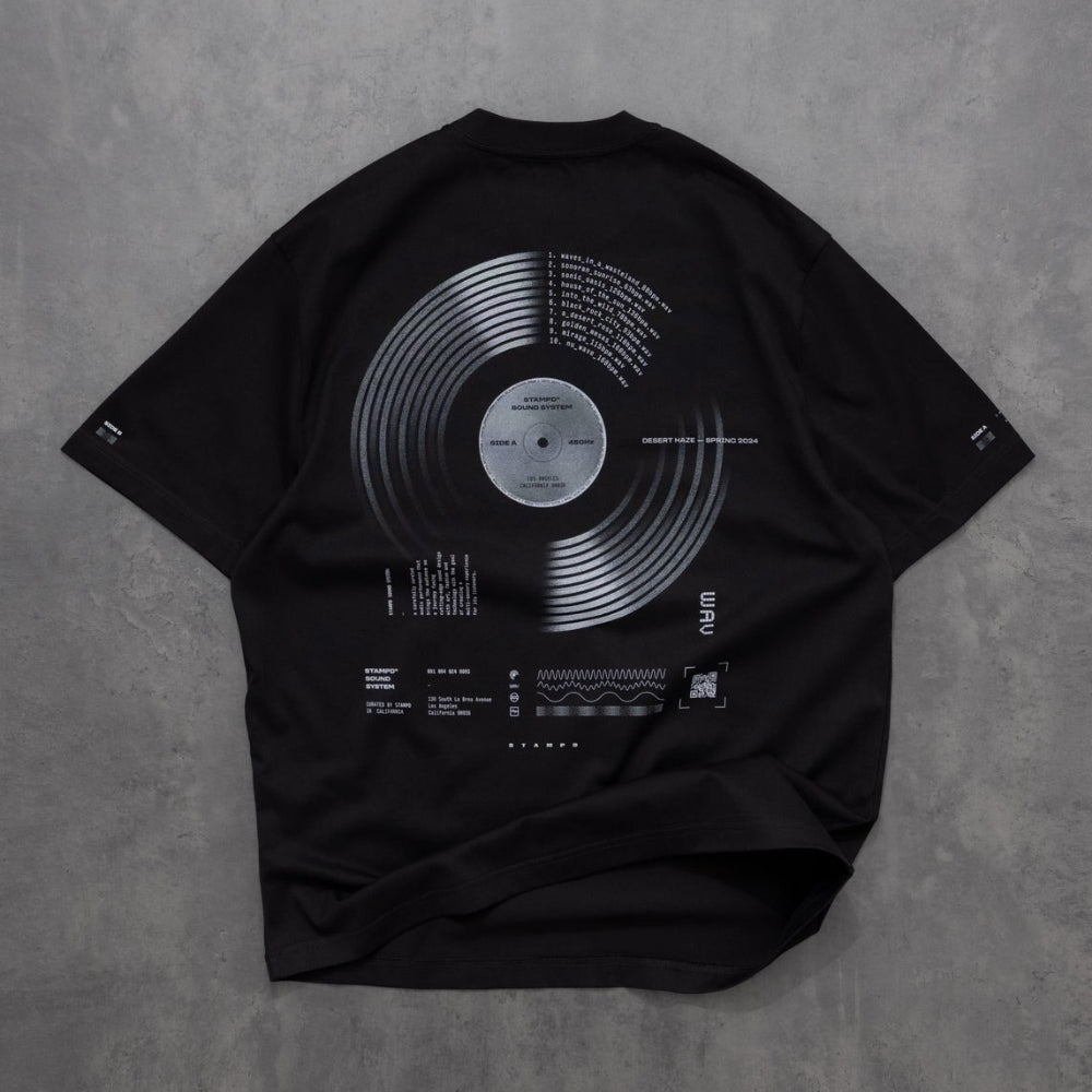 Stampd Sound System Relaxed Tee SLA-M3375TE Tシャツ / BLACK