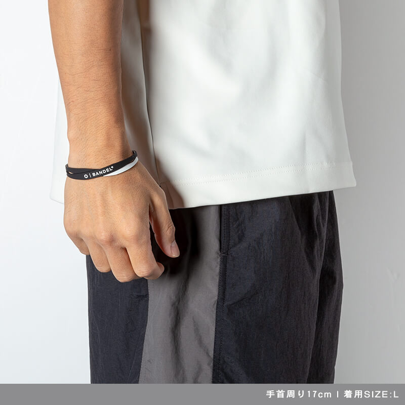 BANDEL バンデル Double ダブル Bracelet Black×White DBLB Black×White