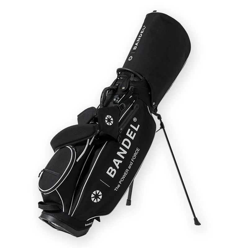 BANDEL × elitegrips D-Type 9.5inch キャディバッグ BGE-6SCB  スタンド仕様 軽量 / BLACK