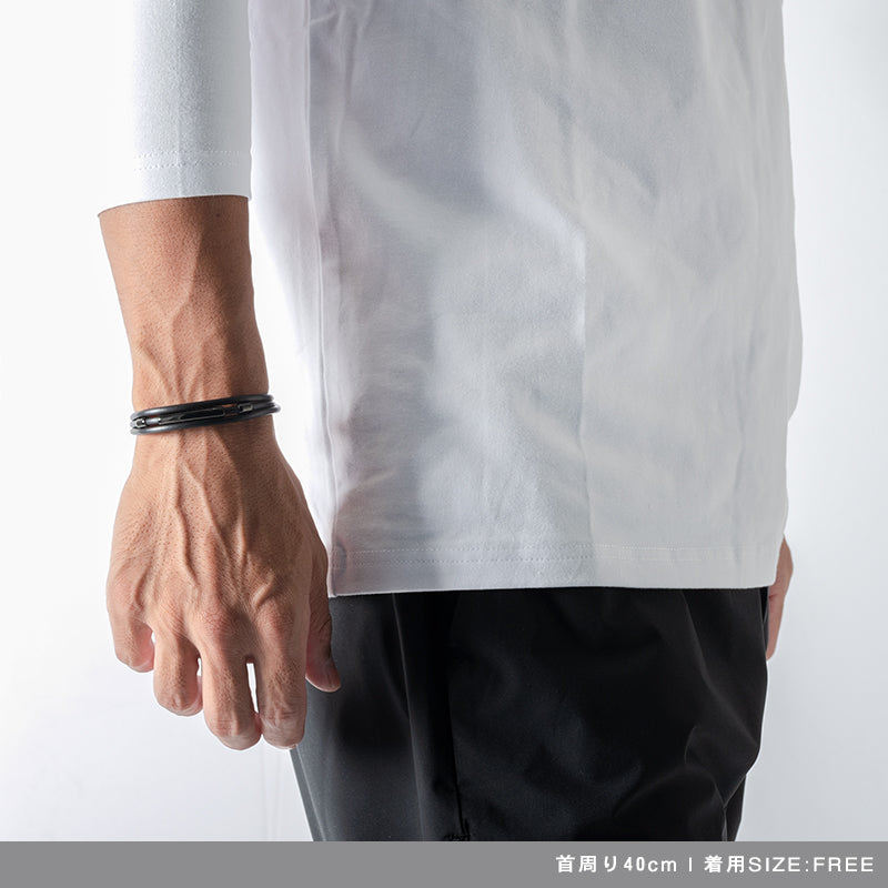 BANDEL バンデル ヘルスケアループ フィット プラス Fit Plus Shiny Black マグネットループ fit Plus HLCL-FP Shiny Black