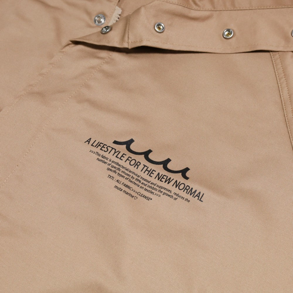 muta MARINE ムータマリン ブルゾンコート CLEANSE HOODED BLOUSON COAT MMJC-443060 BEIGE