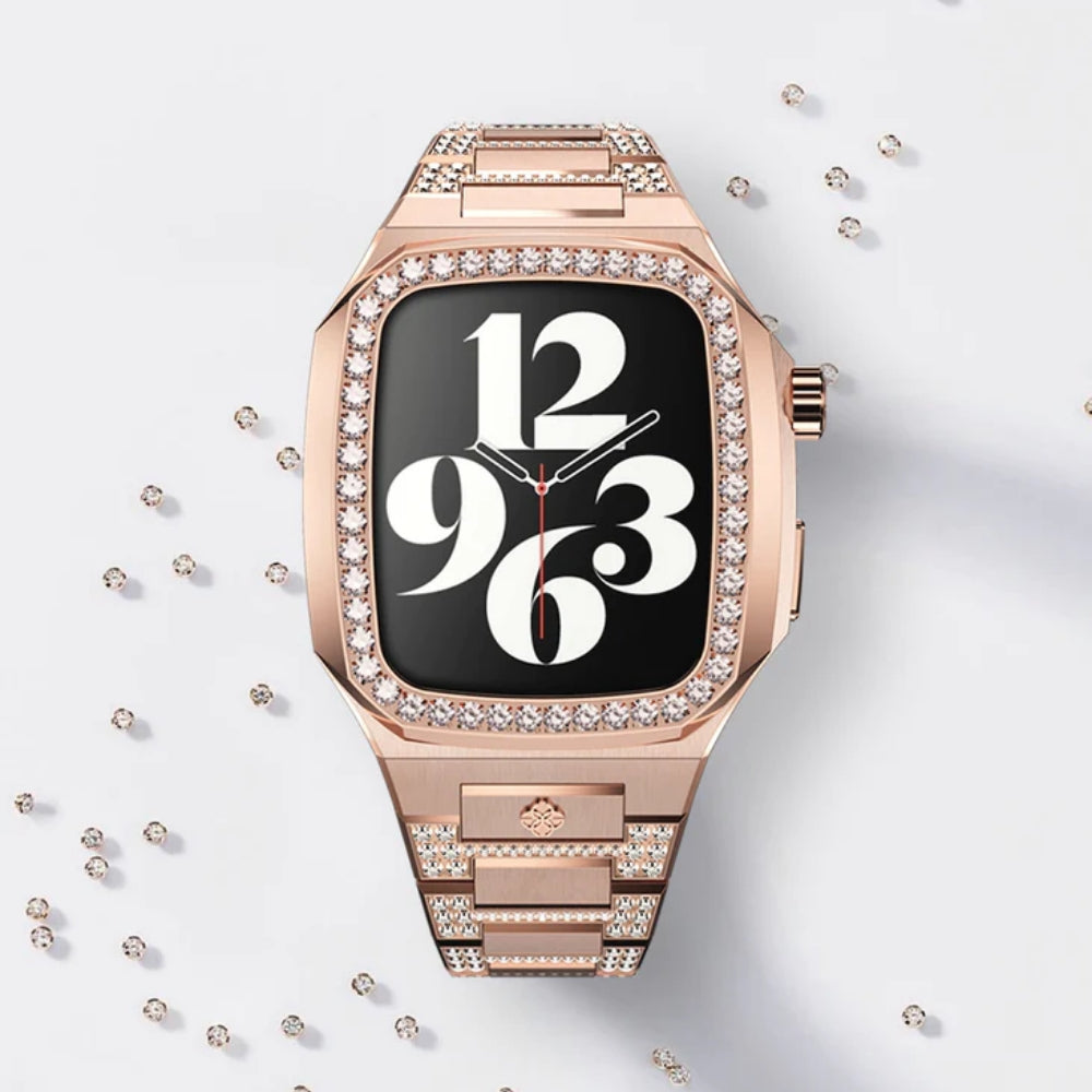 GOLDEN CONCEPT ゴールデンコンセプト Apple Watch Case-EVD41 ICED ROSE GOLD ローズゴールド