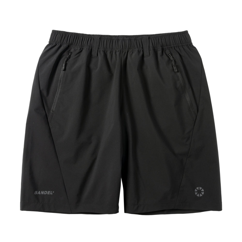 BANDEL バンデル ショートパンツ セットアップ WATER REPELLENT STRETCH SHORTS BLACK ブラック