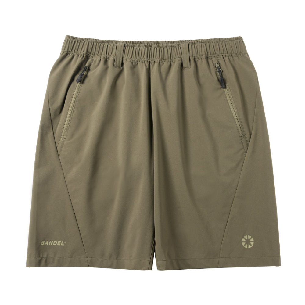 BANDEL バンデル ショートパンツ セットアップ WATER REPELLENT STRETCH SHORTS BNS-3SPSP KAHKI カーキ