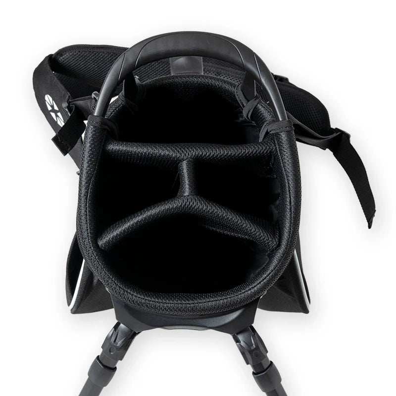 BANDEL × elitegrips D-Type 9.5inch キャディバッグ BGE-6SCB  スタンド仕様 軽量 / BLACK