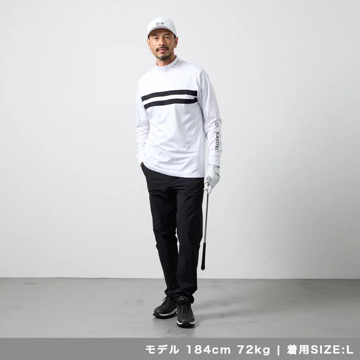 BANDEL GOLF チェストラインL/S モックネック