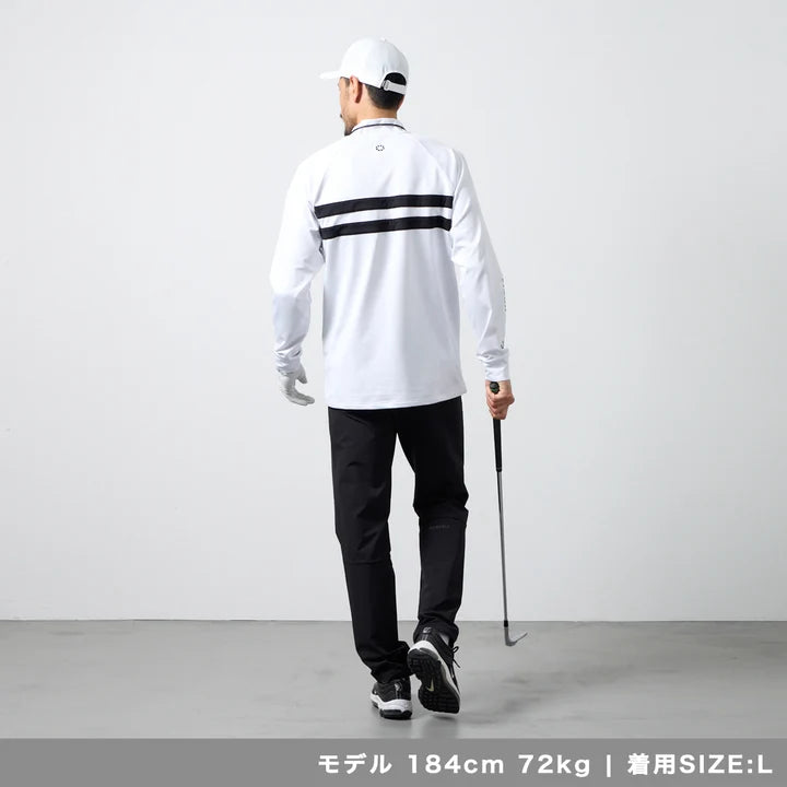 BANDEL GOLF チェストラインL/S モックネック