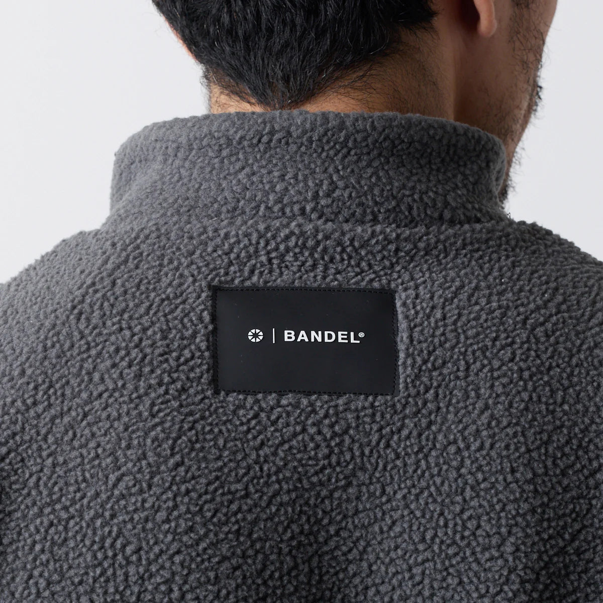 BANDEL GOLF スタンドカラー フリースブルゾン GREY