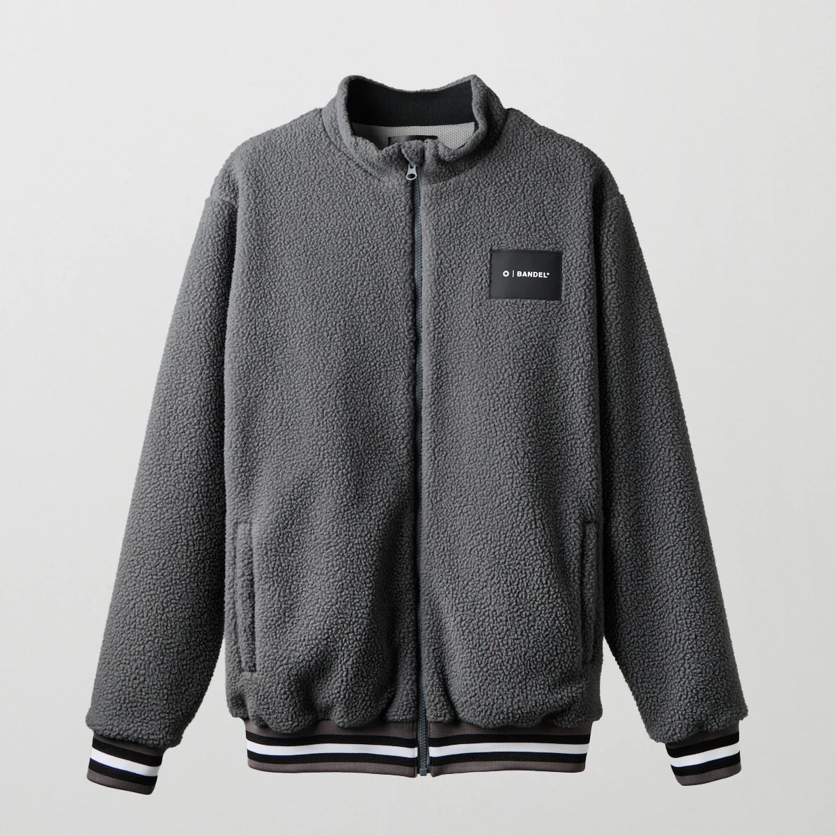 BANDEL GOLF スタンドカラー フリースブルゾン GREY