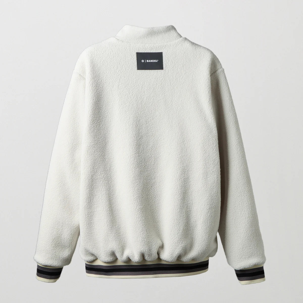 BANDEL GOLF スタンドカラー フリースブルゾン BEIGE