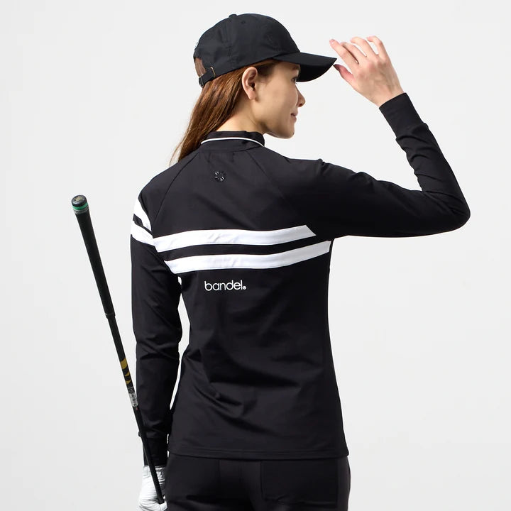 BANDEL GOLF バンデルゴルフ ウィメンズ スリーブラインL/Sモックネック