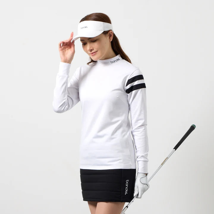 BANDEL GOLF バンデルゴルフ ウィメンズ スリーブラインL/Sモックネック