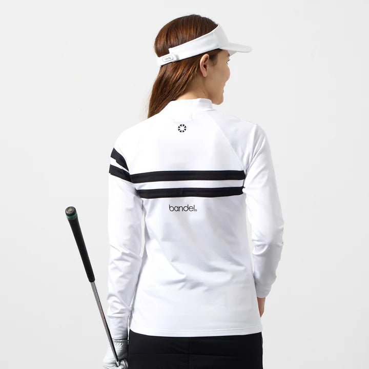 BANDEL GOLF バンデルゴルフ ウィメンズ スリーブラインL/Sモックネック