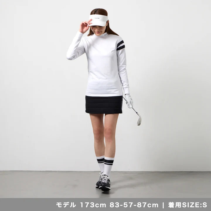 BANDEL GOLF バンデルゴルフ ウィメンズ スリーブラインL/Sモックネック