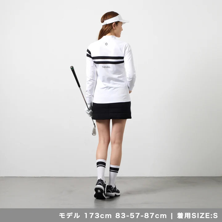 BANDEL GOLF バンデルゴルフ ウィメンズ スリーブラインL/Sモックネック