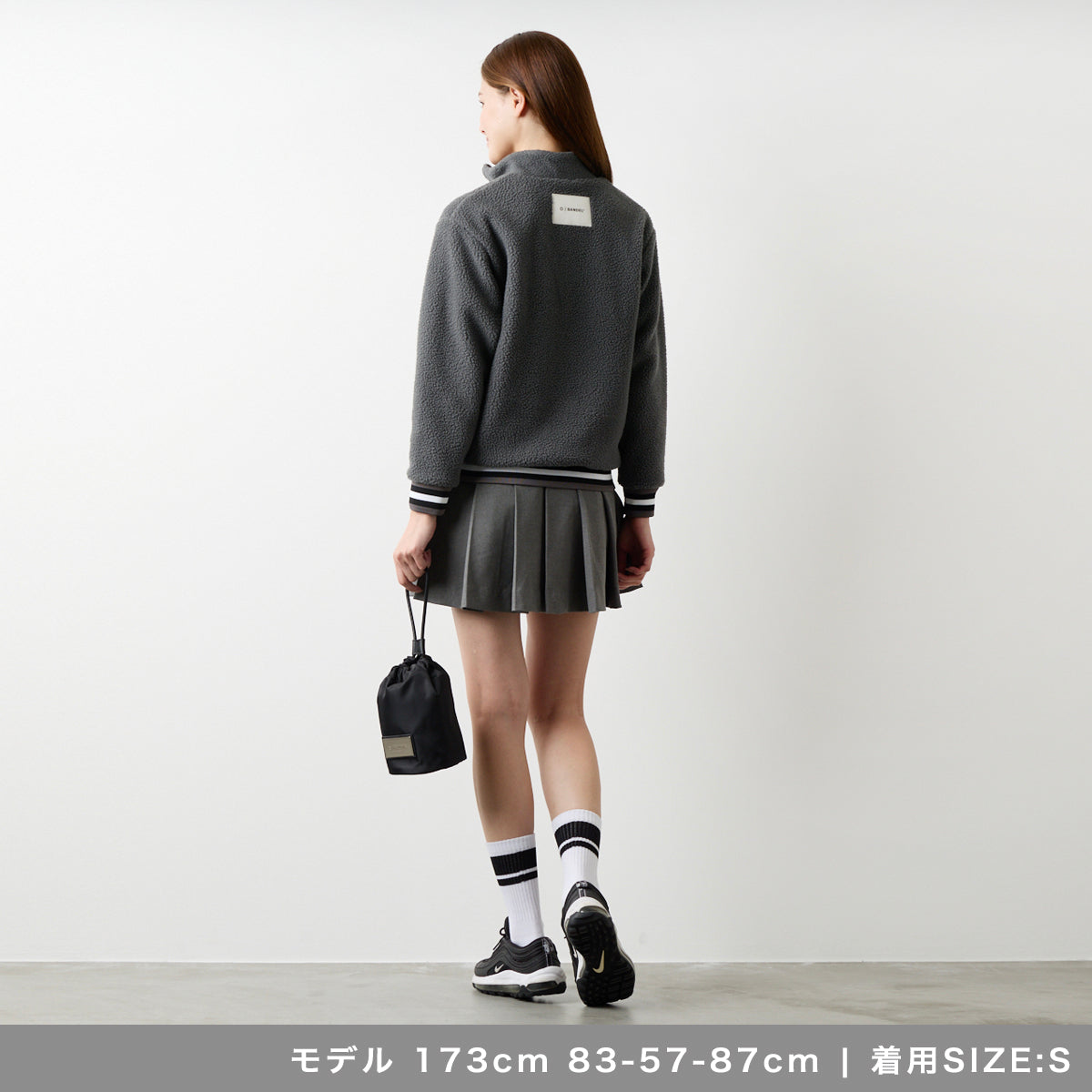BANDEL GOLF バンデルゴルフ ウィメンズ バックサイドプリーツ スカート BGS-W5ABPSK GREY