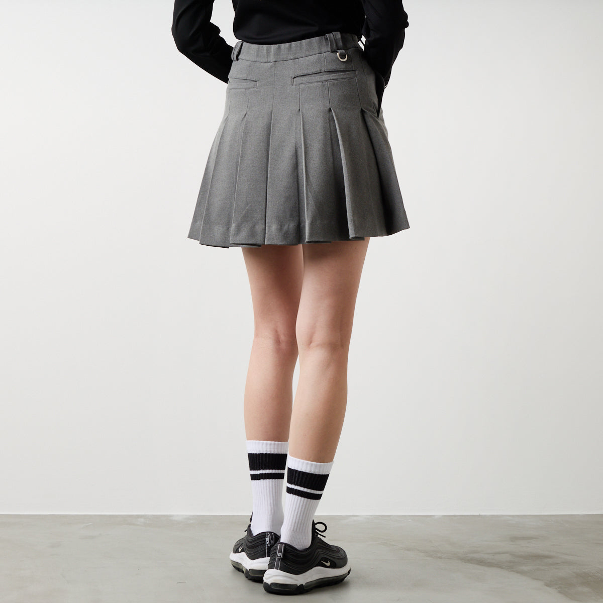 BANDEL GOLF バンデルゴルフ ウィメンズ バックサイドプリーツ スカート BGS-W5ABPSK GREY