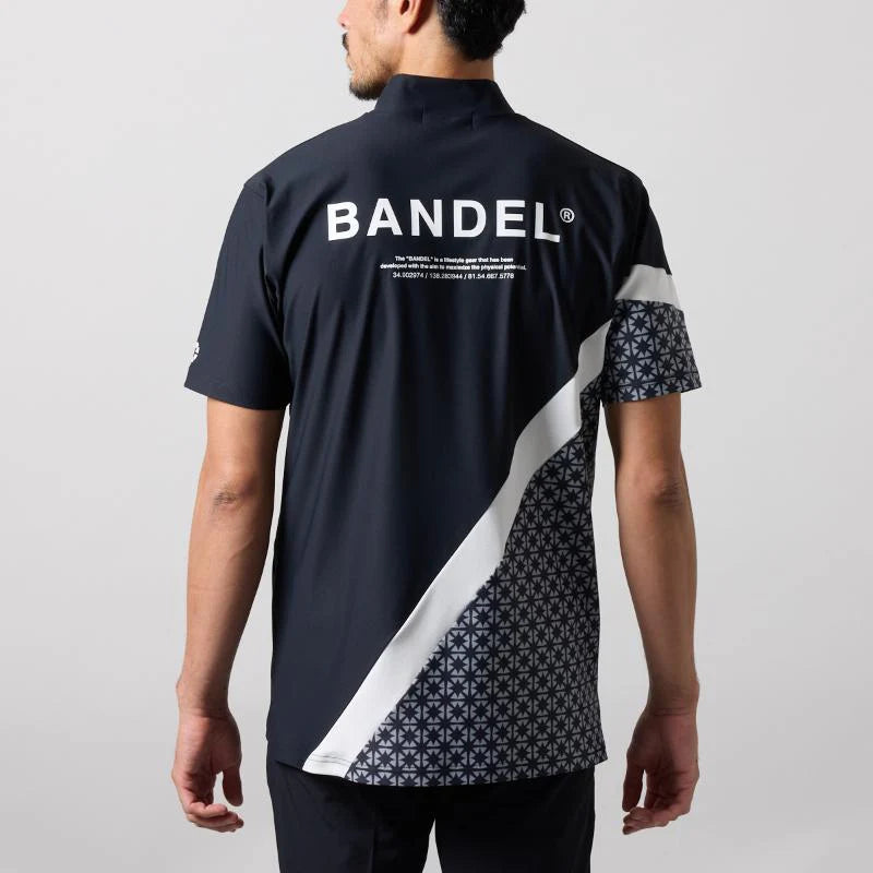 BANDEL ALLOVER SWITCH S/S MOCK NECK SHIRTS