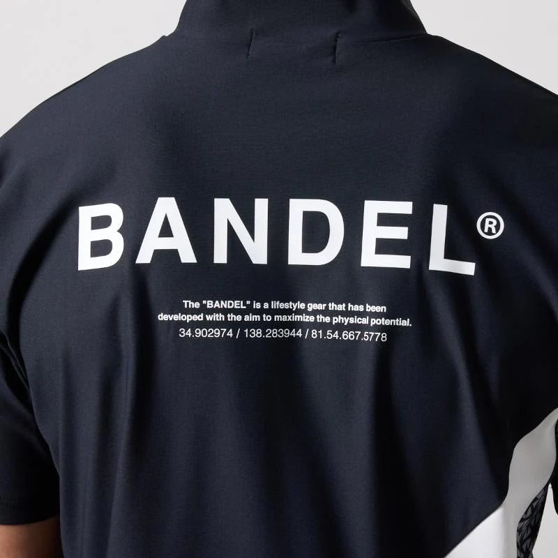 BANDEL ALLOVER SWITCH S/S MOCK NECK SHIRTS