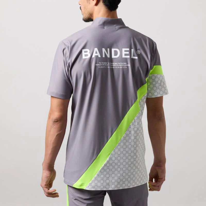 BANDEL ALLOVER SWITCH S/S MOCK NECK SHIRTS