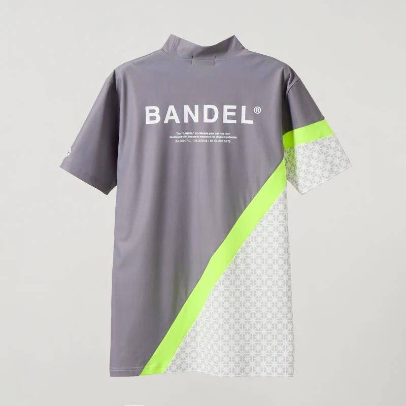 BANDEL ALLOVER SWITCH S/S MOCK NECK SHIRTS