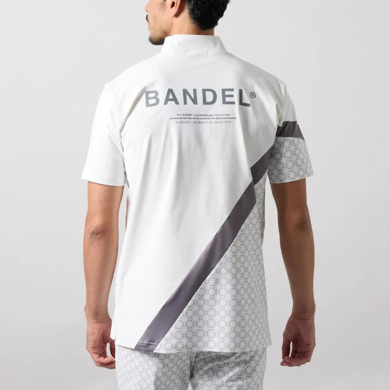 BANDEL ALLOVER SWITCH S/S MOCK NECK SHIRTS