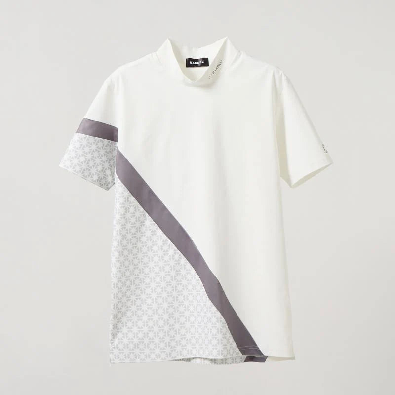 BANDEL ALLOVER SWITCH S/S MOCK NECK SHIRTS