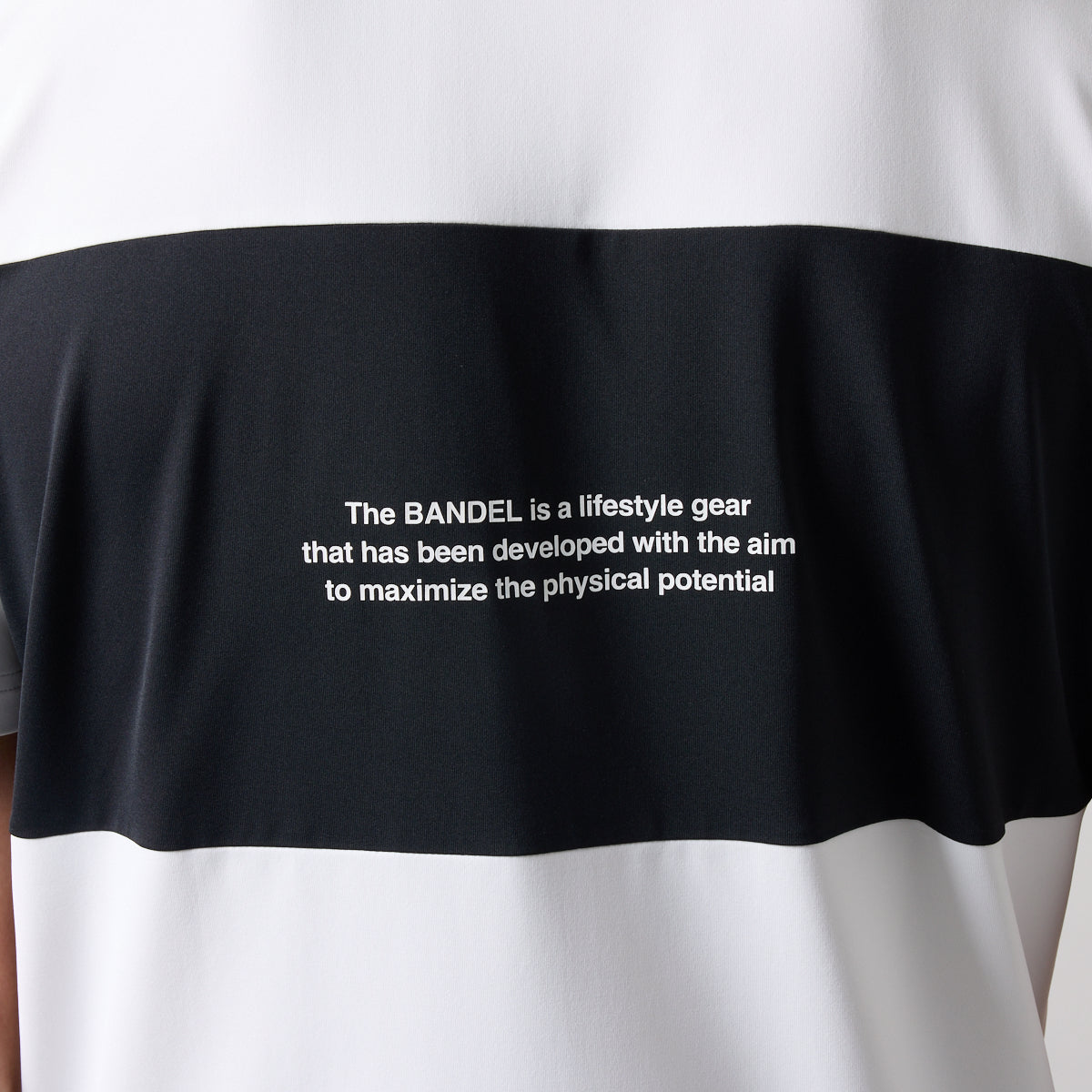 BANDEL GOLF BICOLOR PATERN S/S MOCK NECK SHIRTS