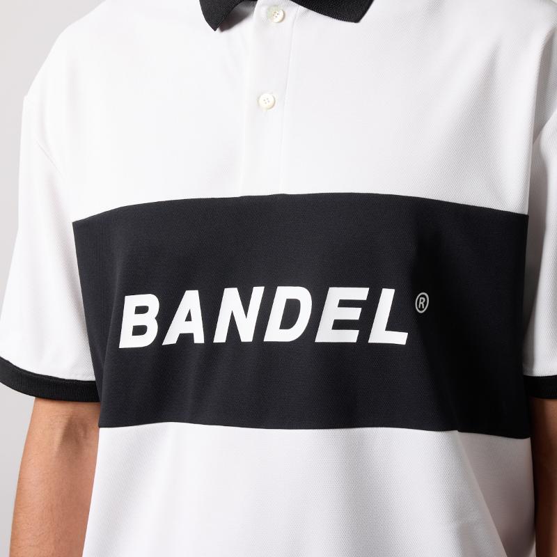 BANDEL BICOLOR PATERN S/S LOOSE POLO SHIRTS